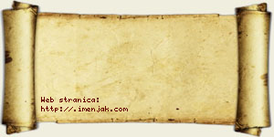 Isak Odavić vizit kartica